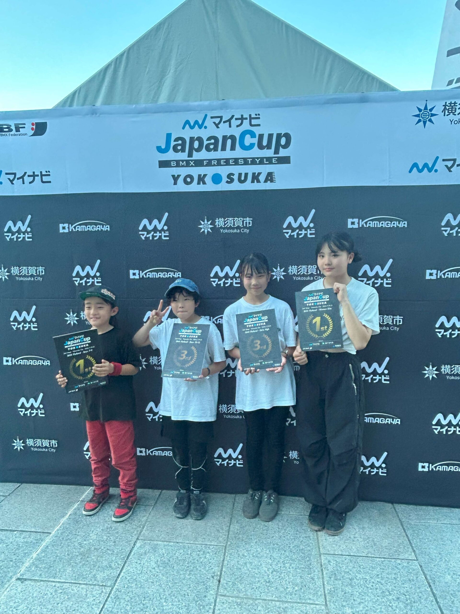 CANDY BMX TEAM　横須賀JAPAN CUPにて全員表彰台