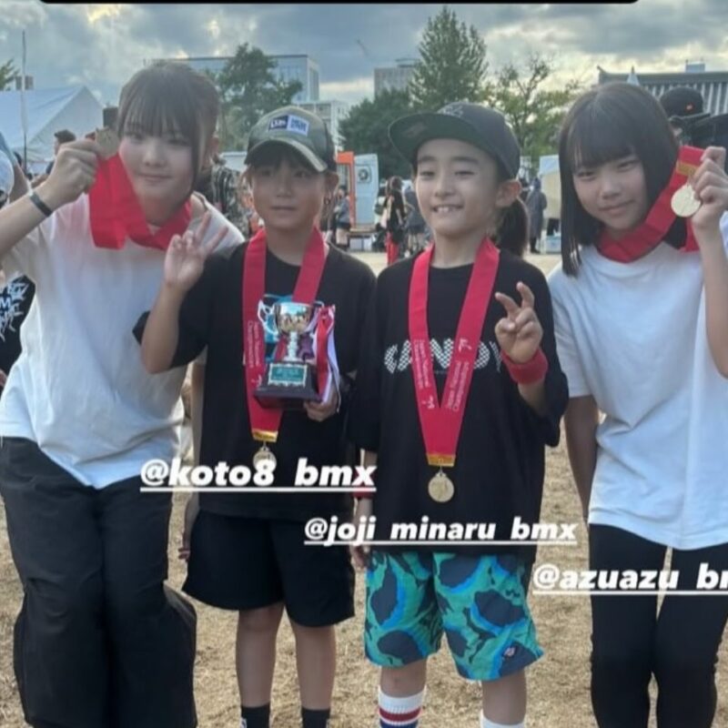 JFBF BMX公式戦　最終戦岡山大会において優勝